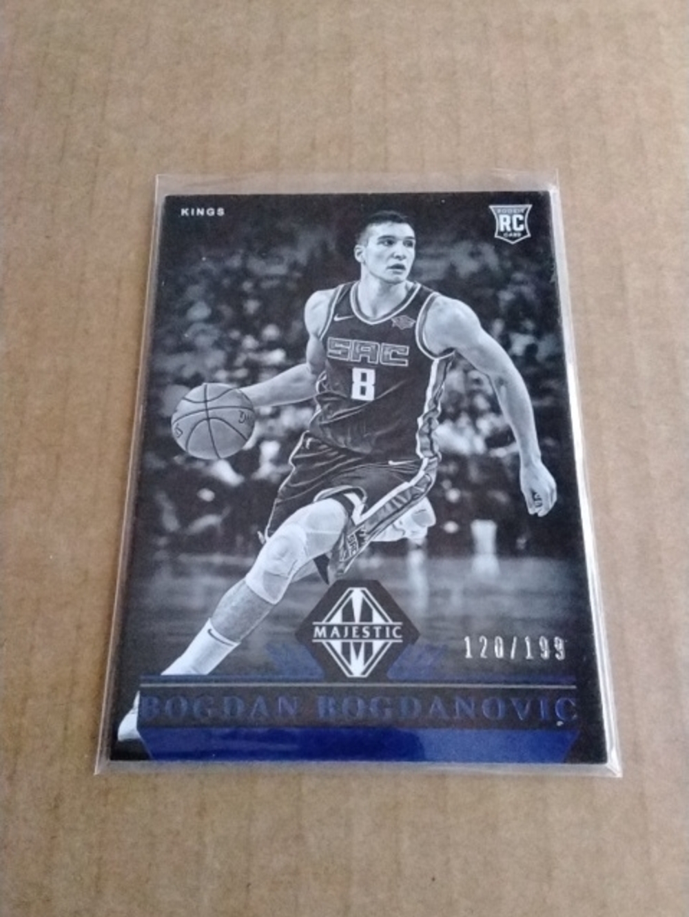 2017-18 Panini Chronicles Majestic #313 Bogdan Bogdanovic Rookie RC Blue SP /199